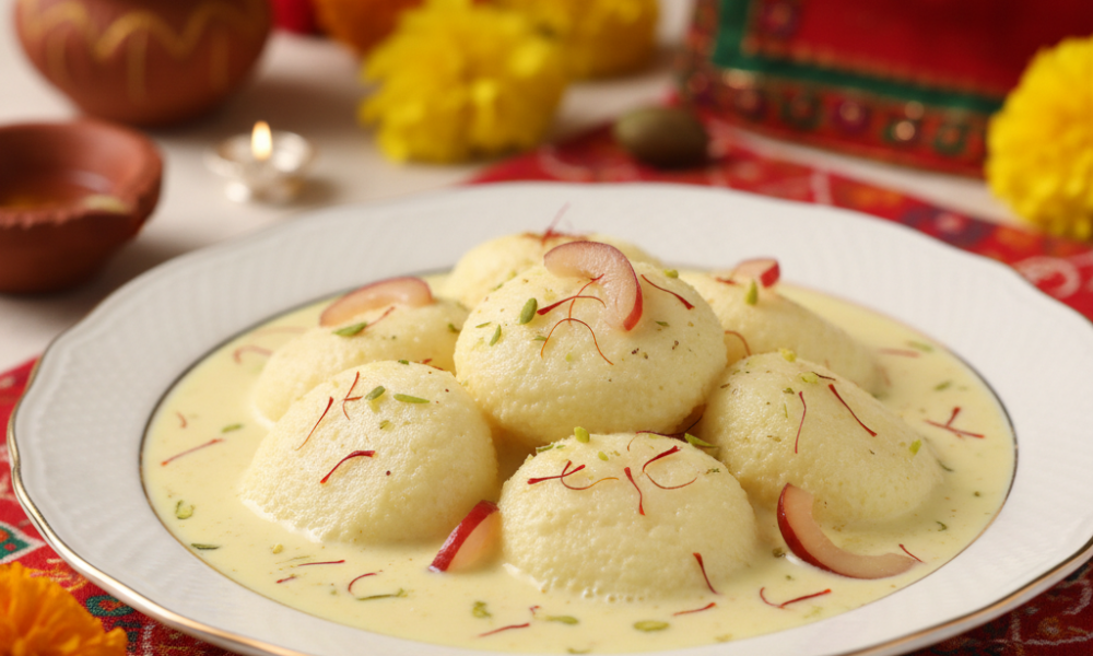 লিচু রসমালাই